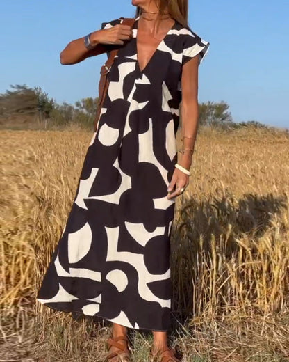 Vestido Letty - Estampado Chic